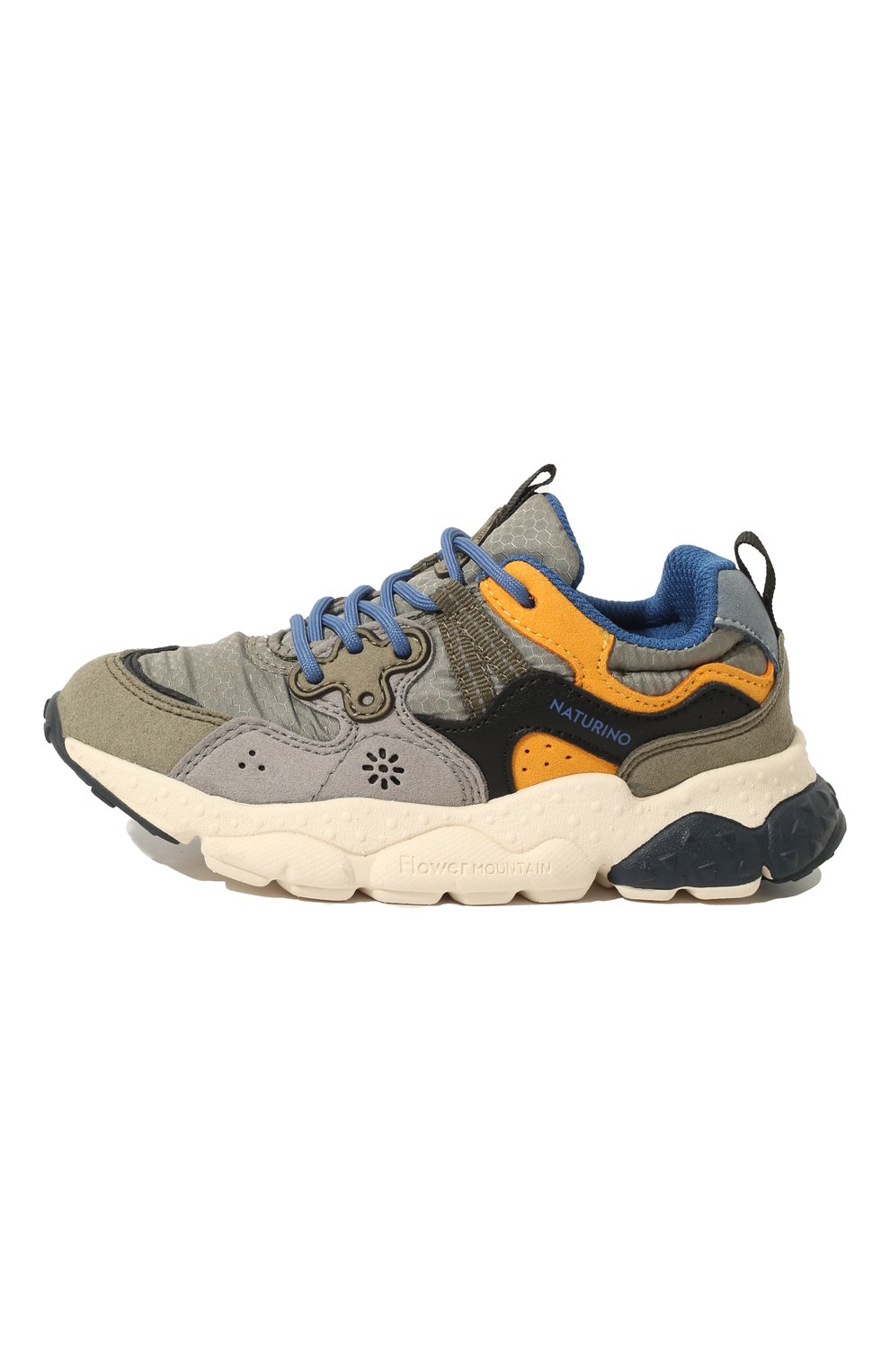 Кроссовки FLOWER MOUNTAIN хаки цвета по цене 12300 руб., арт. 0012015497.01, фото 2 Кроссовки FLOWER MOUNTAIN, арт. 0012015497.01, фото 2