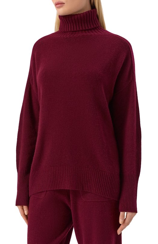 Кашемировый свитер Allude 255/11156 Бордовый  255/11156 Фото 3