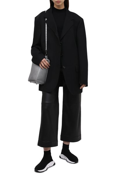 Текстильные кроссовки speed graffiti BALENCIAGA, арт. 605942/W2DB7, фото 2