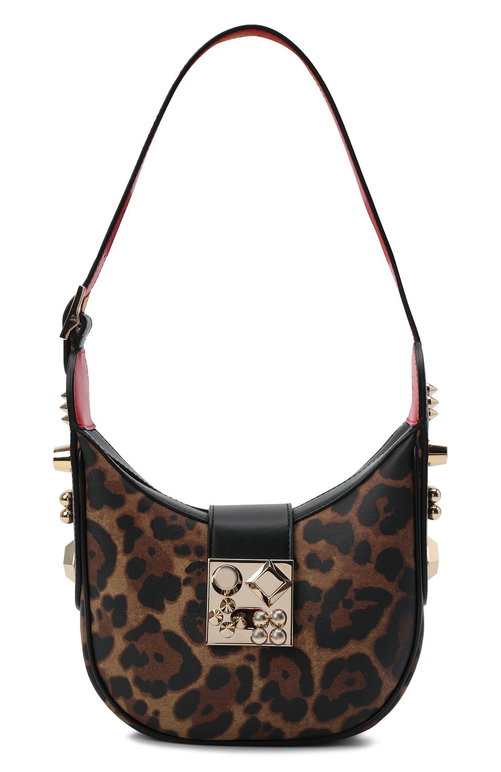 Сумка carasky mini CHRISTIAN LOUBOUTIN леопардового цвета по цене 199500 руб., арт. 1225184/CARASKY MINI, фото 1 Сумка carasky mini CHRISTIAN LOUBOUTIN, арт. 1225184/CARASKY MINI, фото 1