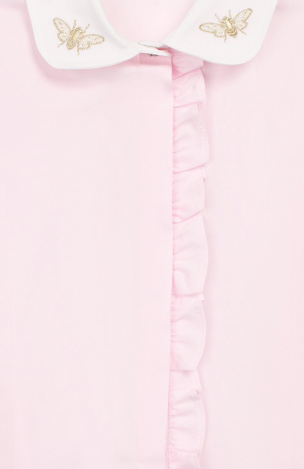 Хлопковая блузка ALETTA розового цвета по цене 13350 руб., арт. AC999306ML/9A-16A, фото 3 Хлопковая блузка ALETTA, арт. AC999306ML/9A-16A, фото 3