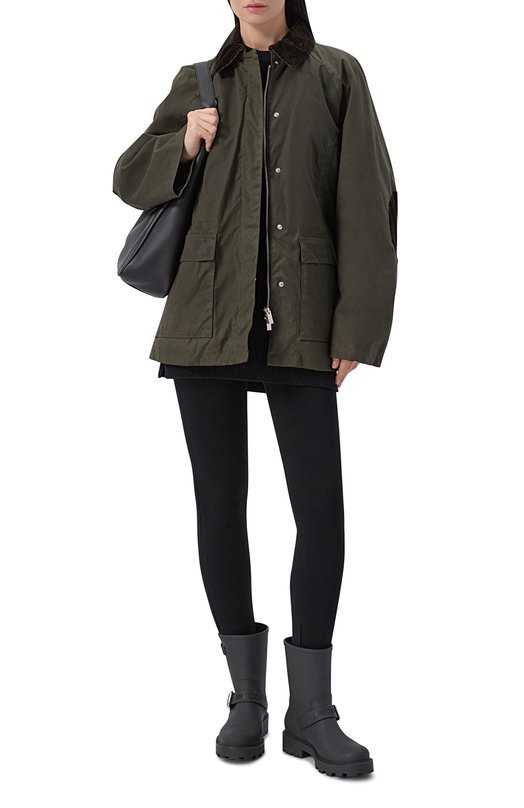 Резиновые полусапоги Biker Rain Jimmy Choo BIKERRAINTPY Чёрный  BIKERRAINTPY Фото 3