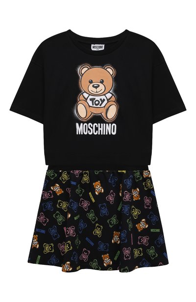 Комплект из футболки и юбки MOSCHINO, арт. HDG004/LDB48/10A-14A, фото 1