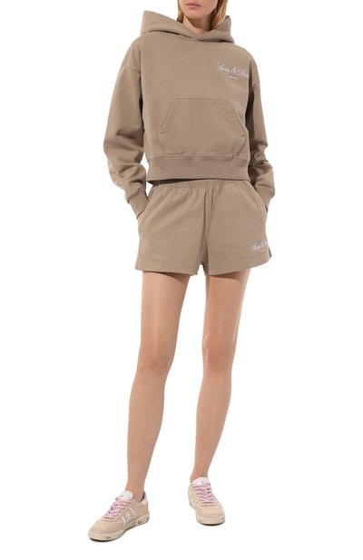Хлопковые шорты SPORTY AND RICH, арт. SH037516232GY15, фото 2