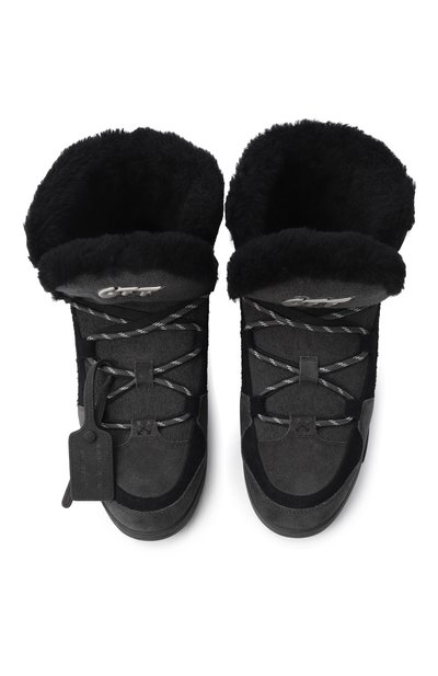 Комбинированные ботинки OFF-WHITE, арт. 0MIY003F25LEA0011011, фото 5