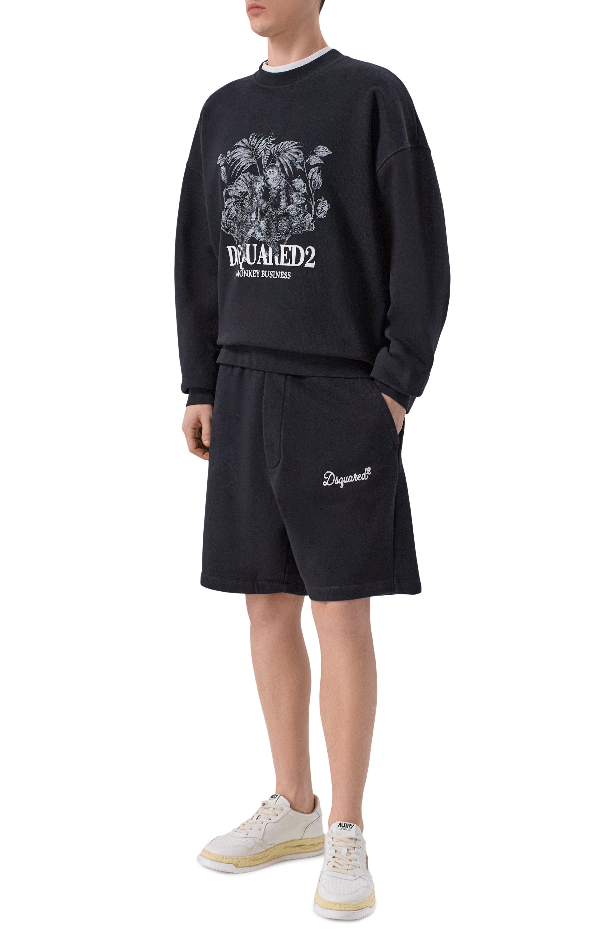 Хлопковые шорты DSQUARED2, арт. S74MU0969/D25029, фото 2