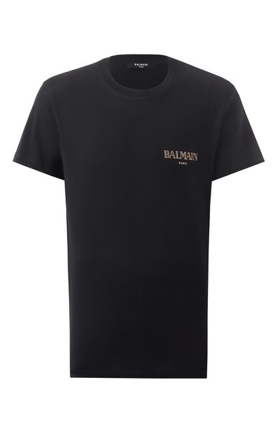 Мужская хлопковая футболка BALMAIN, арт. EH1EF000/GD84