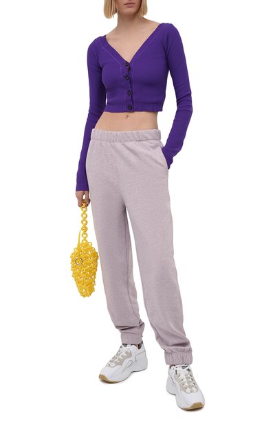 Кардиган N21 фиолетового цвета по цене 41450 руб., арт. 21E N2S0/A008/7579, фото 2 Кардиган N21, арт. 21E N2S0/A008/7579, фото 2