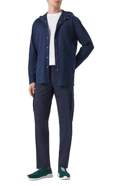Мужская хлопковая рубашка KITON, арт. UMCPETEH0923416
