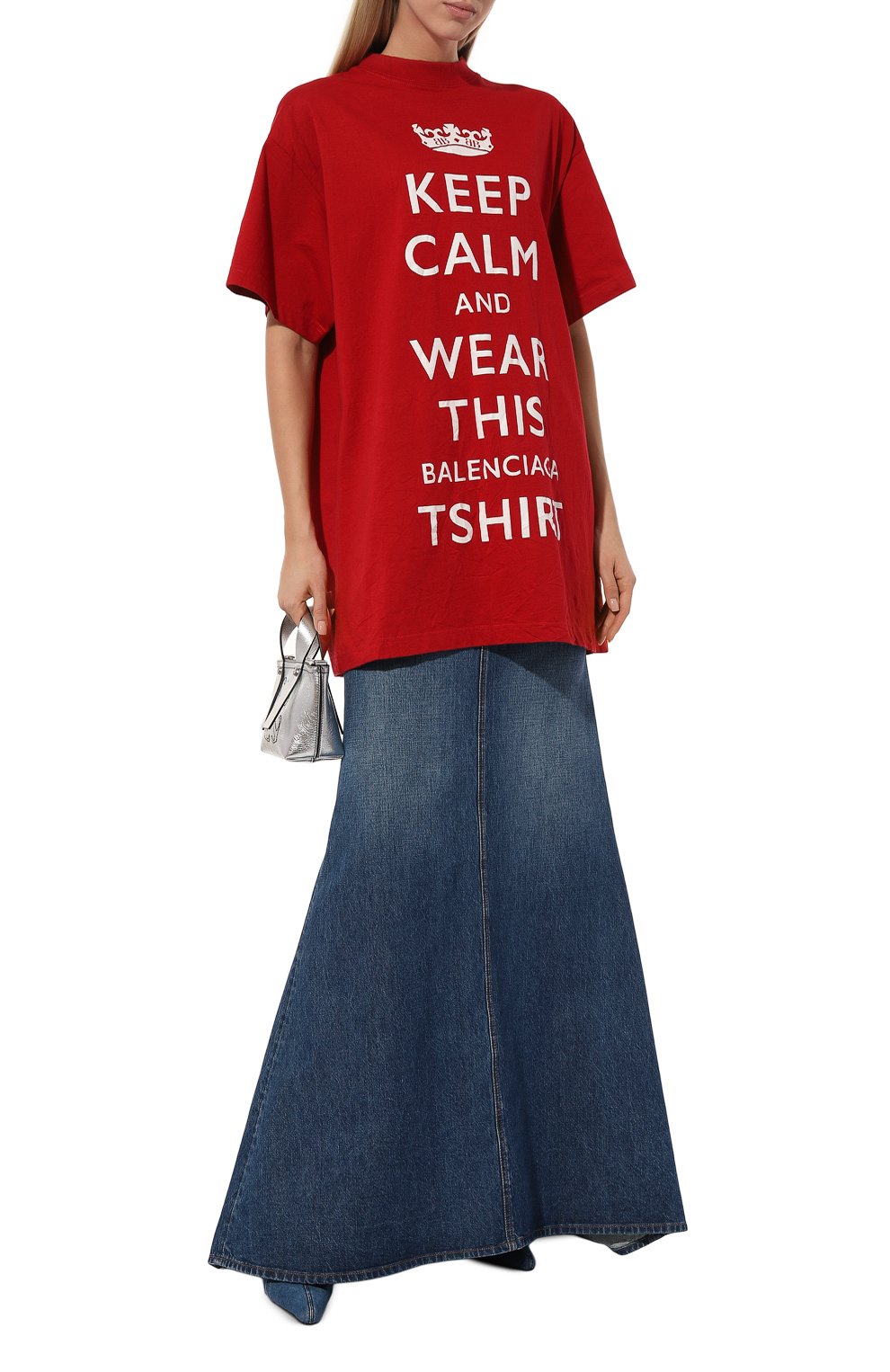 Хлопковая футболка BALENCIAGA, арт. 787349/TRVC6, фото 2