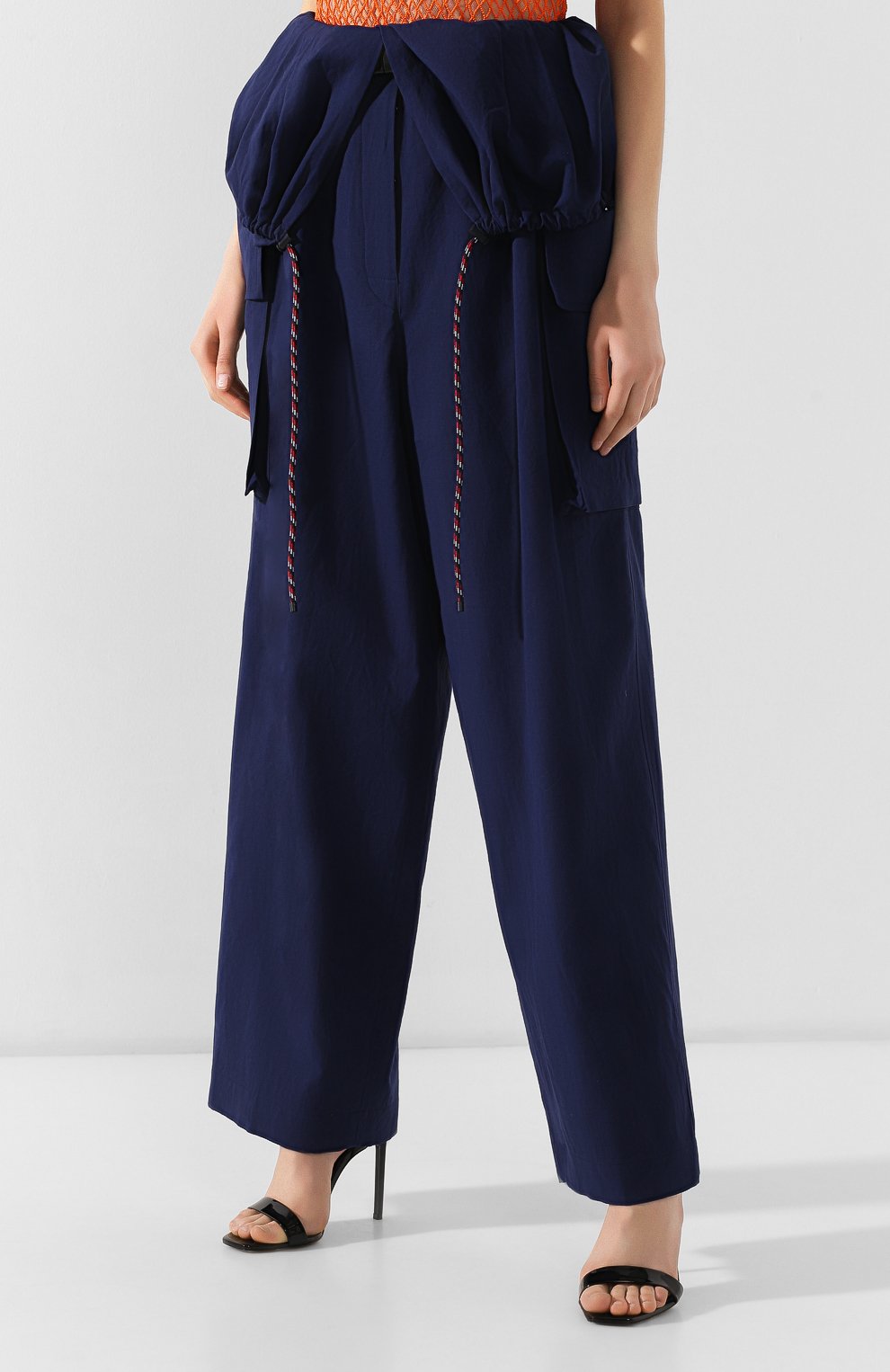 Хлопковые брюки DRIES VAN NOTEN, арт. 191-10922-7327, фото 3