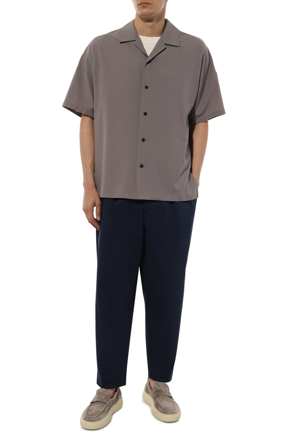 Хлопковые брюки MARNI, арт. PUMU0017A4/UTC311, фото 2