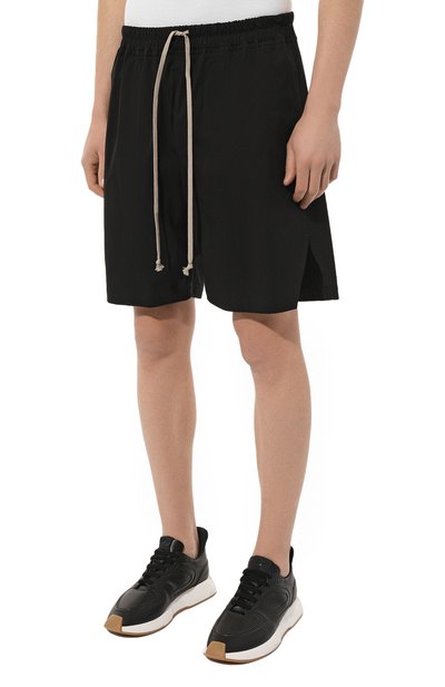Хлопковые шорты RICK OWENS, арт. RU01C4397/TE, фото 3