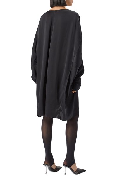 Атласная туника RICK OWENS, арт. R001E7599/SCH, фото 4