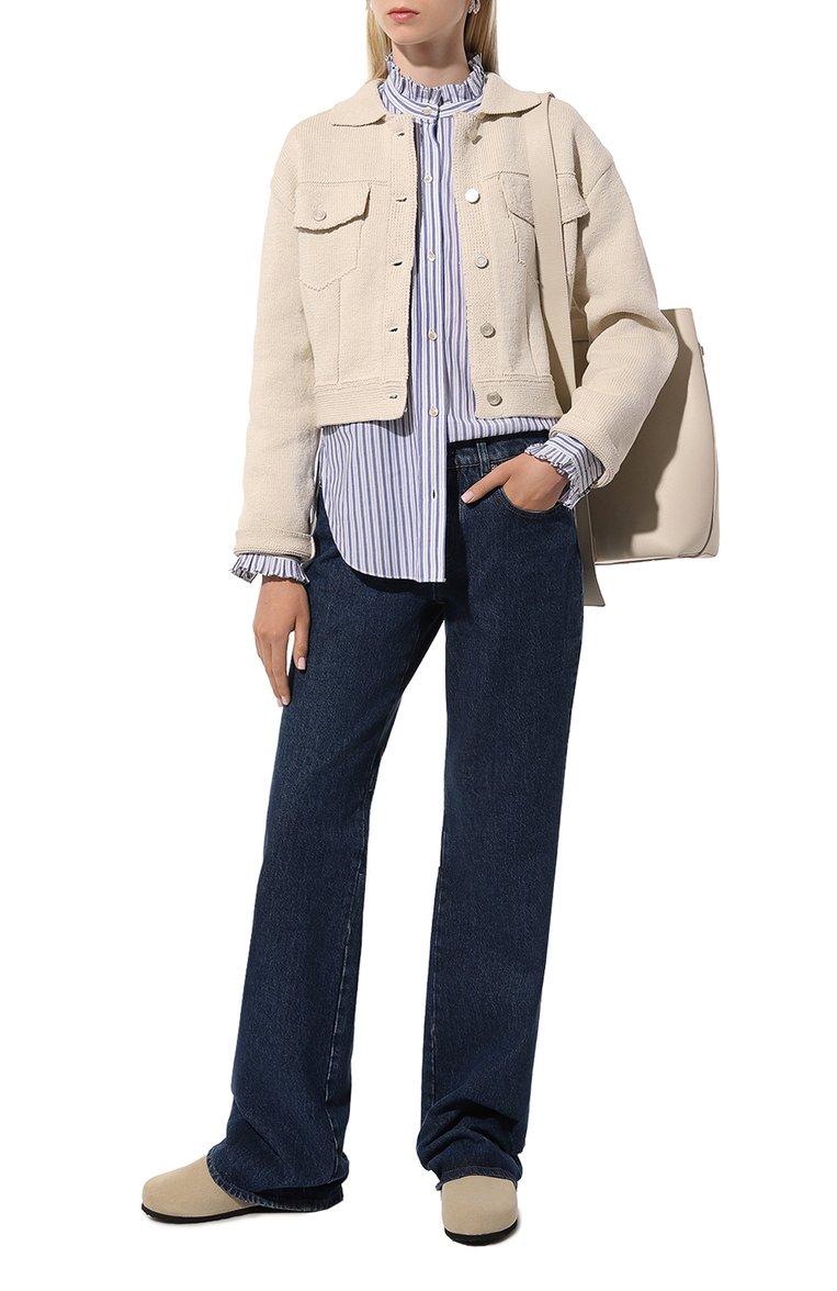 Хлопковая рубашка ISABEL MARANT ETOILE, арт. CH0016FA, фото 2