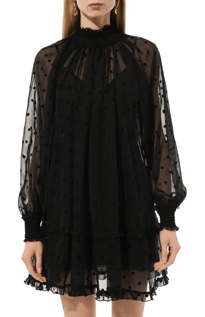 Платье THE KOOPLES черного цвета по цене 42050 руб., арт. FR0B29071K, фото 3 Платье THE KOOPLES, арт. FR0B29071K, фото 3