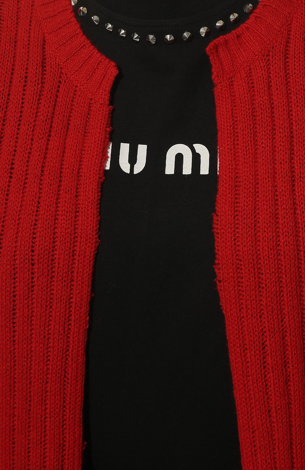 Кашемировый кардиган MIU MIU, арт. MMF417-1L4B-F0011, фото 5