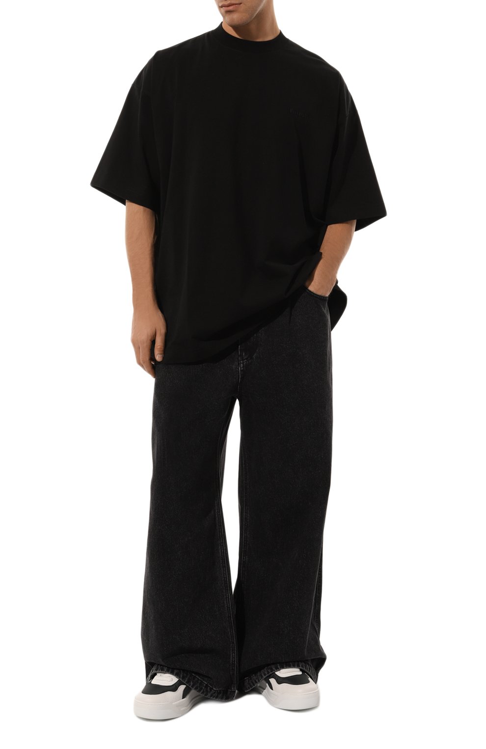 Текстильные кеды one stud xl VALENTINO, арт. 5Y0S0G37/CPB, фото 2