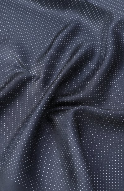 Шелковый платок SAINT LAURENT темно-синего цвета по цене 59950 руб., арт. 821347/3Y001, фото 3 Шелковый платок SAINT LAURENT, арт. 821347/3Y001, фото 3