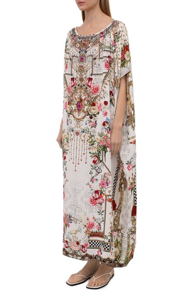 Шелковая туника CAMILLA белого цвета по цене 58950 руб., арт. 7852, фото 3 Шелковая туника CAMILLA, арт. 7852, фото 3