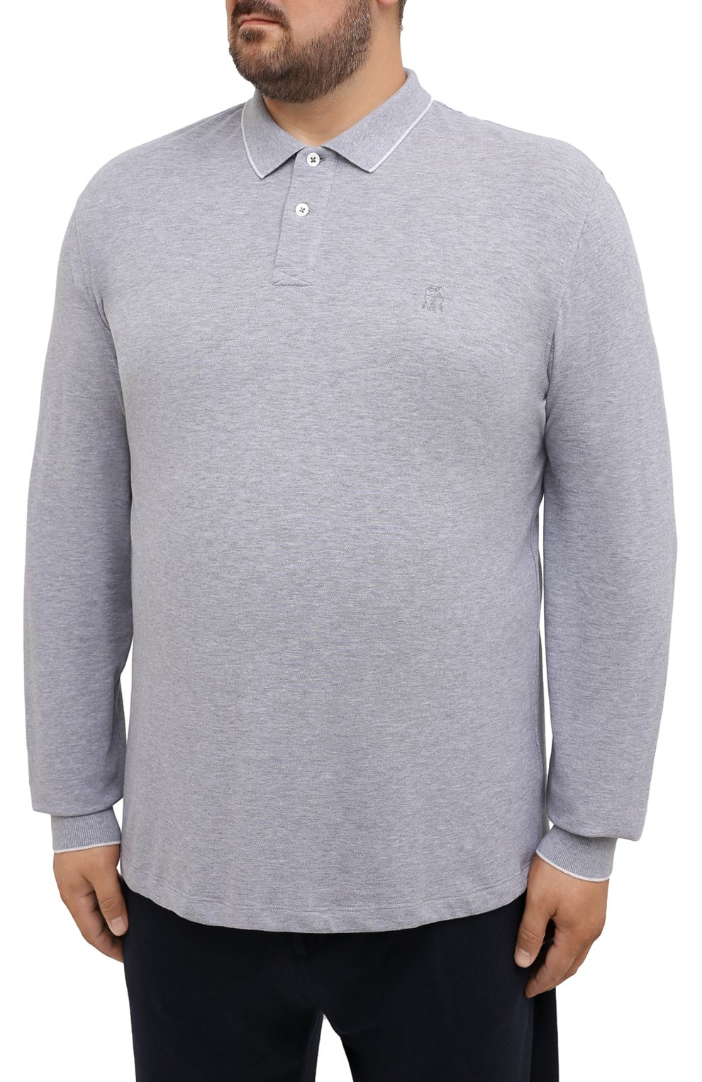 Хлопковое поло BRUNELLO CUCINELLI, арт. M0T739769W, фото 3