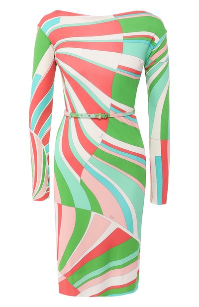 Женское платье с поясом EMILIO PUCCI, арт. 9HJH41/9H757