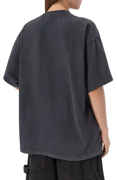 Хлопковая футболка ALEXANDER WANG, арт. UCC1261890, фото 4