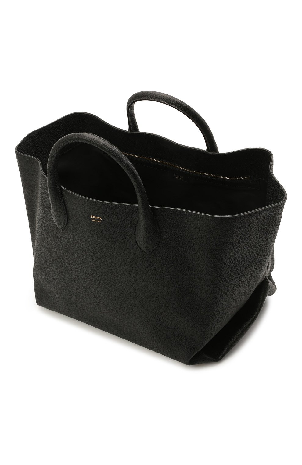 Сумка-тоут amelia medium KHAITE черного цвета по цене 208500 руб., арт. H1003-714/AMELIA, фото 4 Сумка-тоут amelia medium KHAITE, арт. H1003-714/AMELIA, фото 4