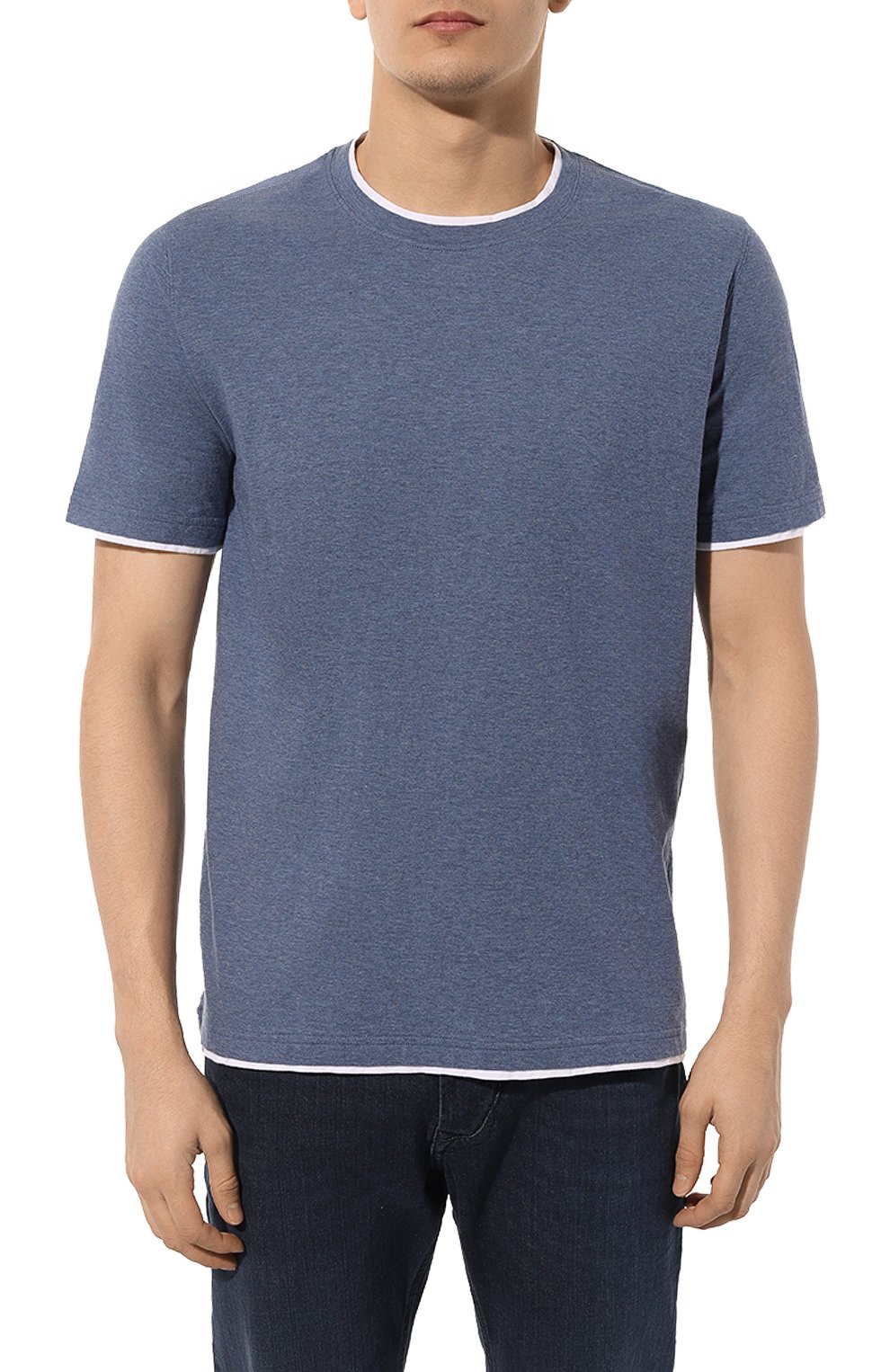 Хлопковая футболка FEDELI, арт. 7UE00200, фото 3