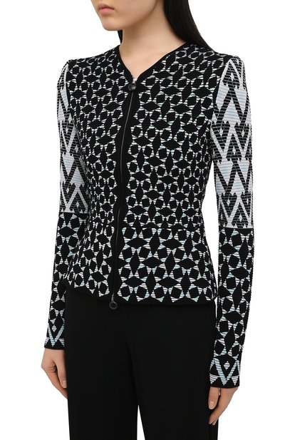 Жакет из вискозы GIORGIO ARMANI черного цвета по цене 371500 руб., арт. 3KAG02/AM17Z, фото 3 Жакет из вискозы GIORGIO ARMANI, арт. 3KAG02/AM17Z, фото 3