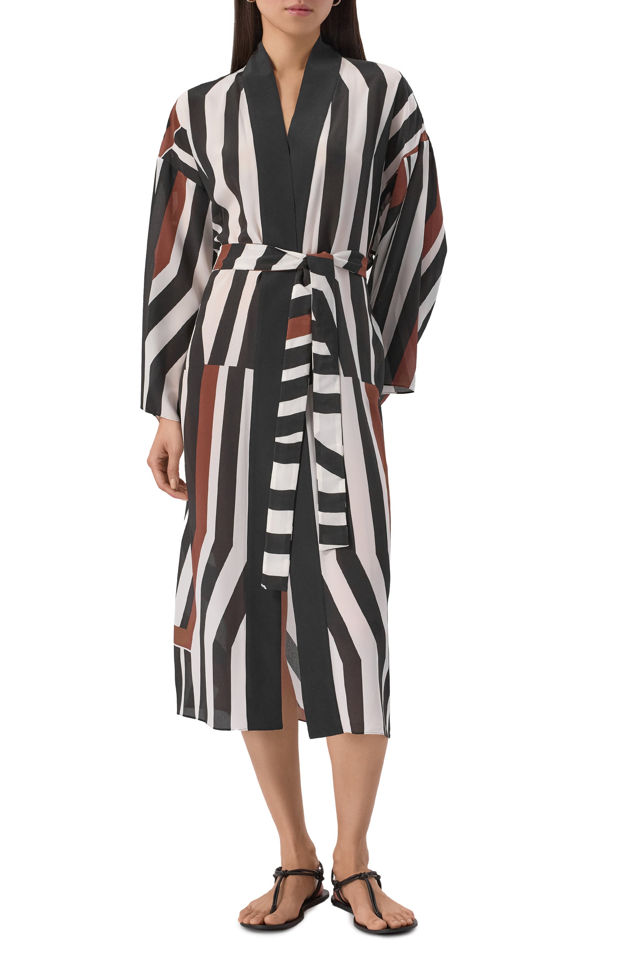 Шелковая туника MAX MARA, арт. OVATTE 2516221059, фото 3