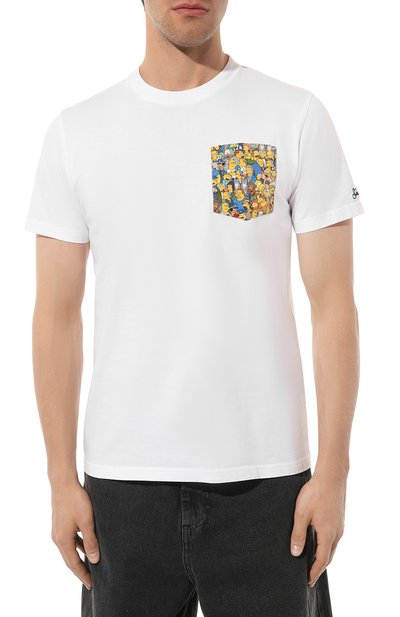 Хлопковая футболка MC2 SAINT BARTH белого цвета по цене 8380 руб., арт. BLANCHE, фото 3 Хлопковая футболка MC2 SAINT BARTH, арт. BLANCHE, фото 3