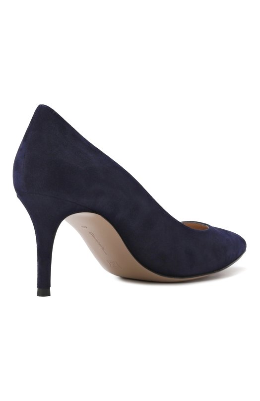 Замшевые туфли Gianvito 70 Gianvito Rossi G26770.70RIC.CAMDENI Синий  G26770.70RIC.CAMDENI Фото 5