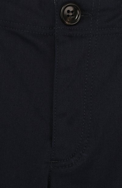 Хлопковые брюки с отворотами и контрастной нашивкой GUCCI, арт. 499974/XBD87, фото 3