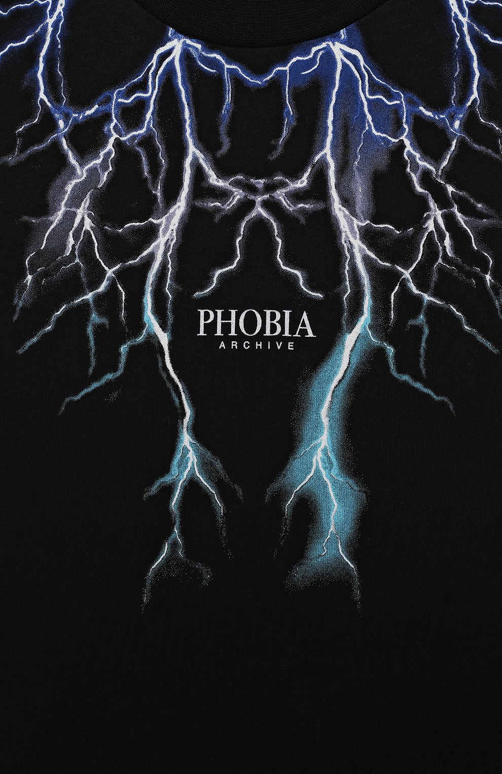 Хлопковая футболка PHOBIA ARCHIVE, арт. PHK00104BLGRLB, фото 3