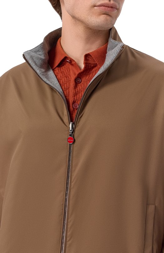 Двусторонний бомбер Kiton UW2306V0820H Коричневый  UW2306V0820H Фото 5
