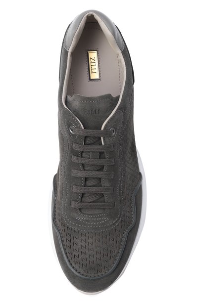 Замшевые кроссовки ZILLI, арт. H0199AM1194VZEV06, фото 5