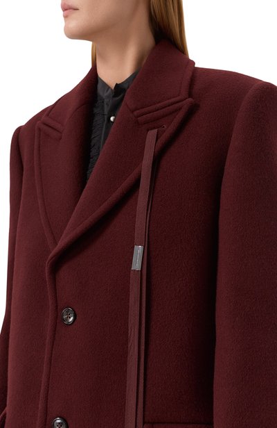 Шерстяное пальто ANN DEMEULEMEESTER, арт. B0014262/FA510, фото 5