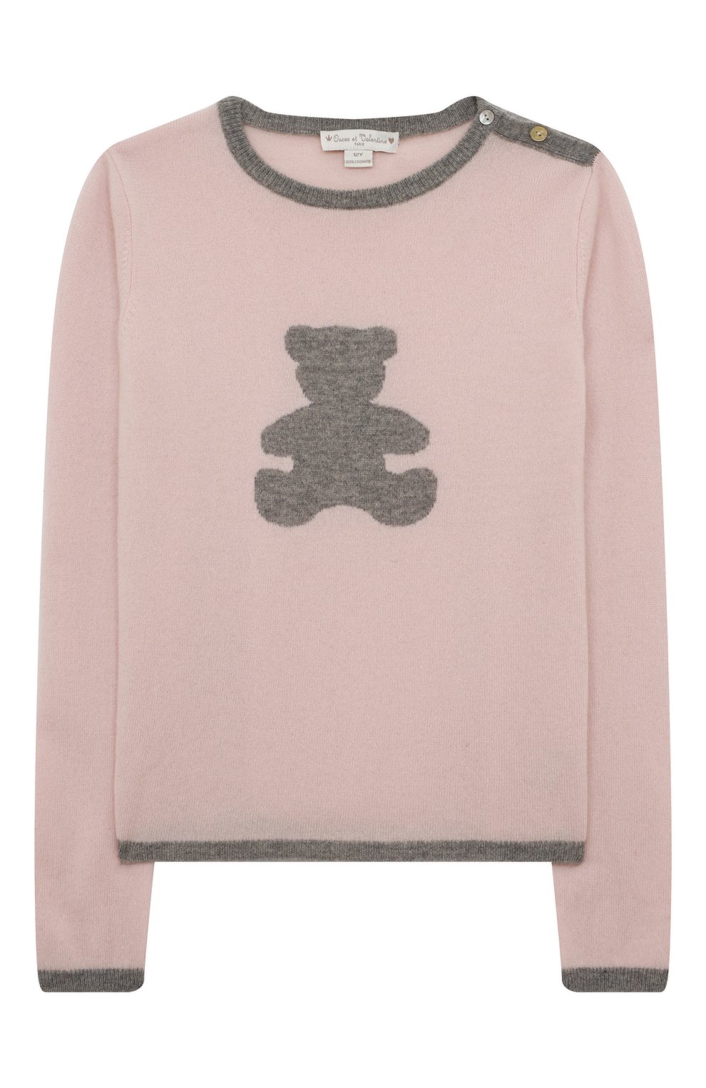 Кашемировый пуловер OSCAR ET VALENTINE, арт. PULBEAR1L, фото 1