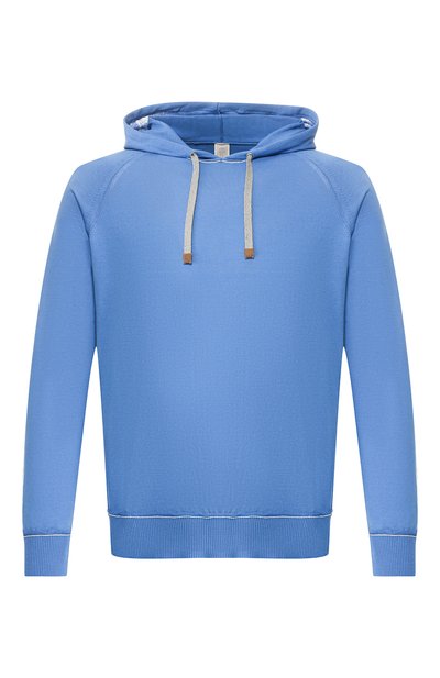 Хлопковое худи ELEVENTY PLATINUM синего цвета по цене 30850 руб., арт. A76MAGA28 MAG0A035, фото 1 Хлопковое худи ELEVENTY PLATINUM, арт. A76MAGA28 MAG0A035, фото 1