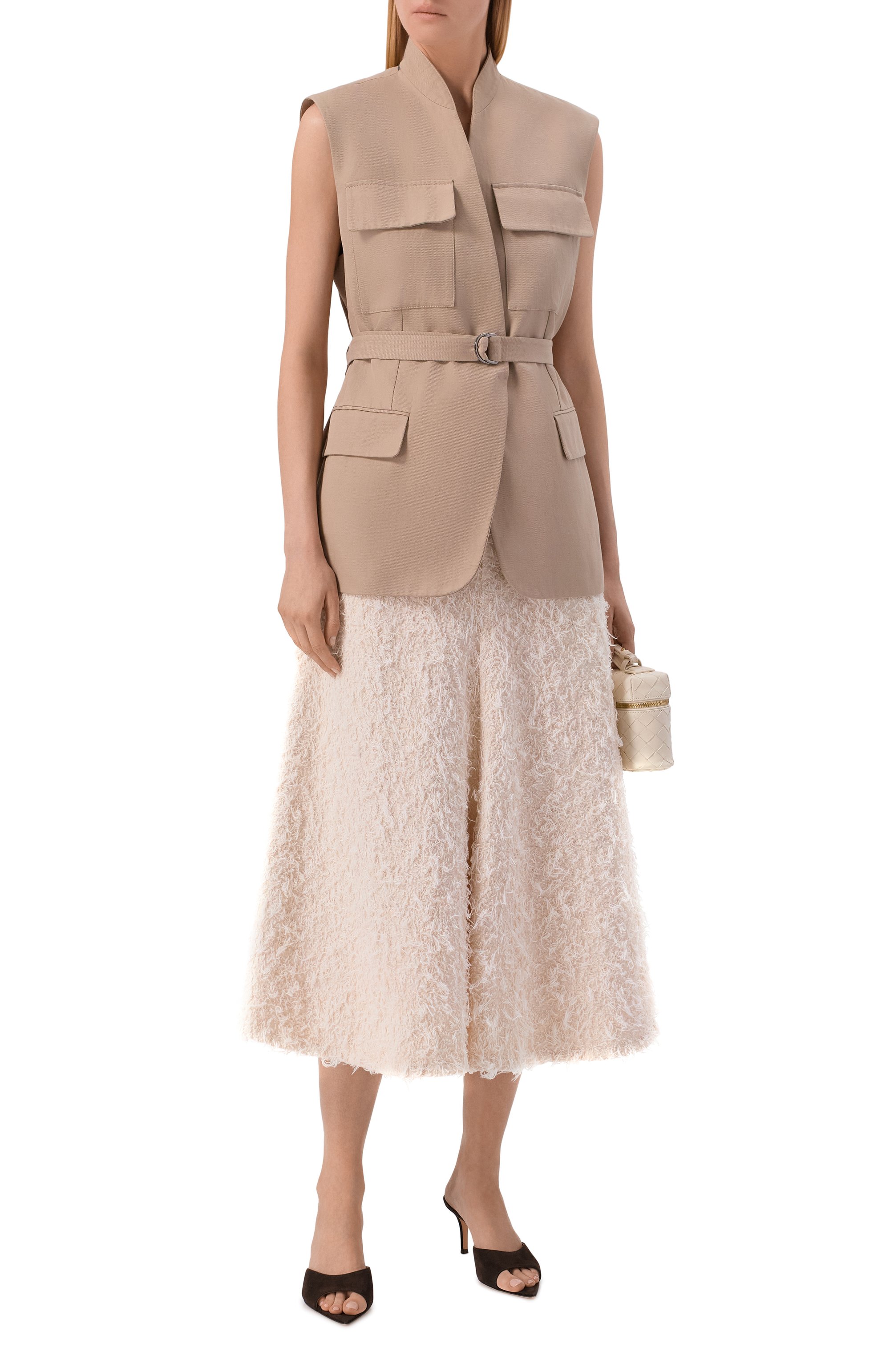 Джинсовая юбка five pockets flared BRUNELLO CUCINELLI, арт. ML121G4009, фото 2