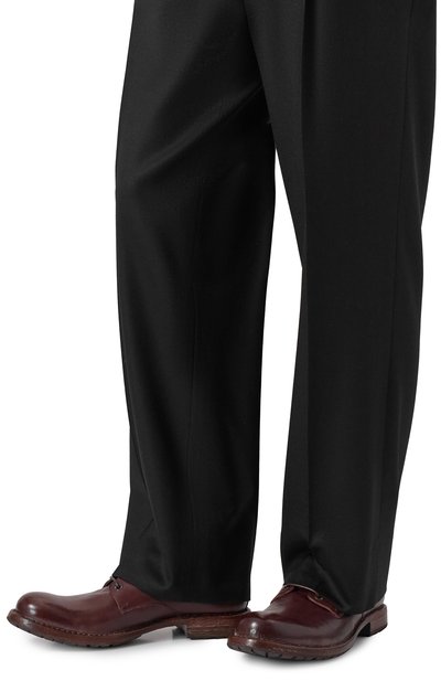 Кожаные дерби MOMA темно-коричневого цвета по цене 45400 руб., арт. 54405A-KU, фото 3 Кожаные дерби MOMA, арт. 54405A-KU, фото 3