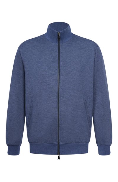 Мужской толстовка из шелка и кашемира ANDREA CAMPAGNA, арт. JACKET/15038