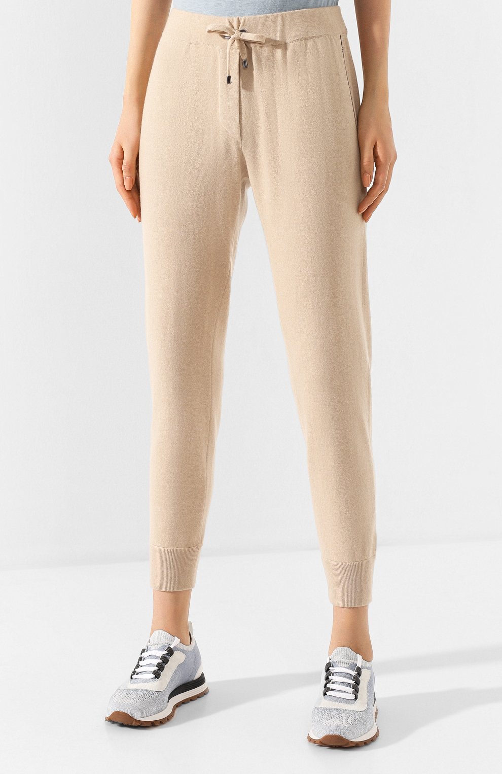 Кашемировые джоггеры BRUNELLO CUCINELLI, арт. M12169199, фото 3