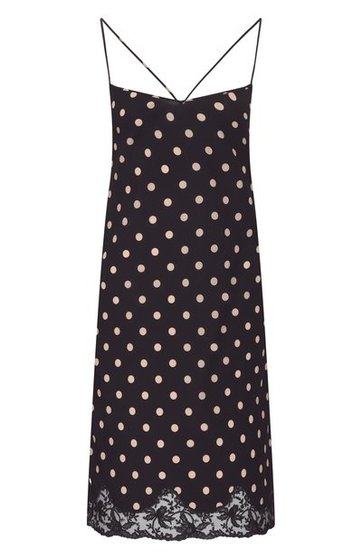 Женское шелковое платье SAINT LAURENT, арт. 856868/Y7J37