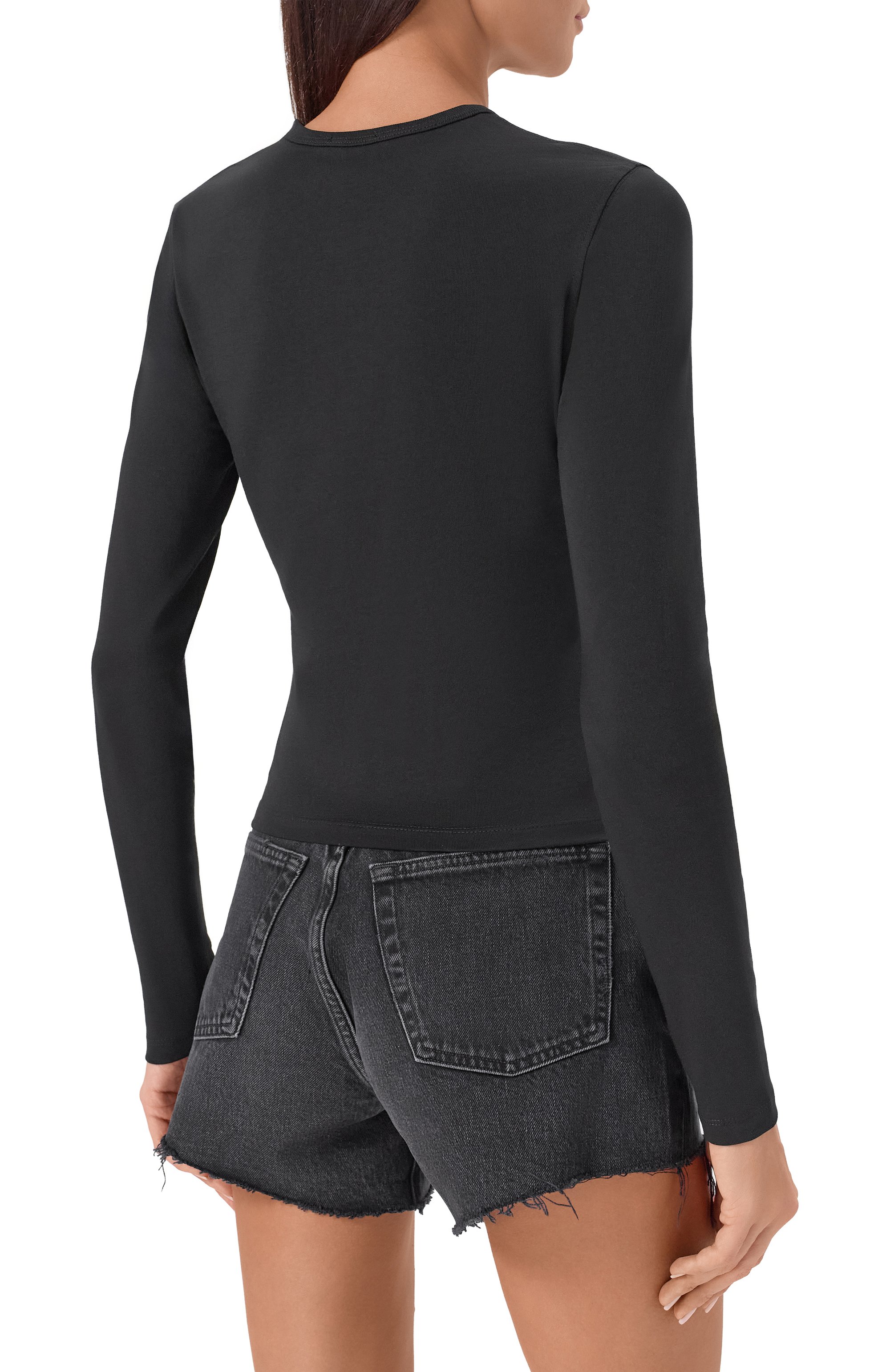 Хлопковый лонгслив DIESEL, арт. A19438/0CLBR, фото 4