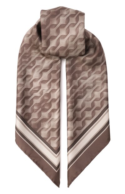 Женский шелковый платок KITON, арт. D53754K0570