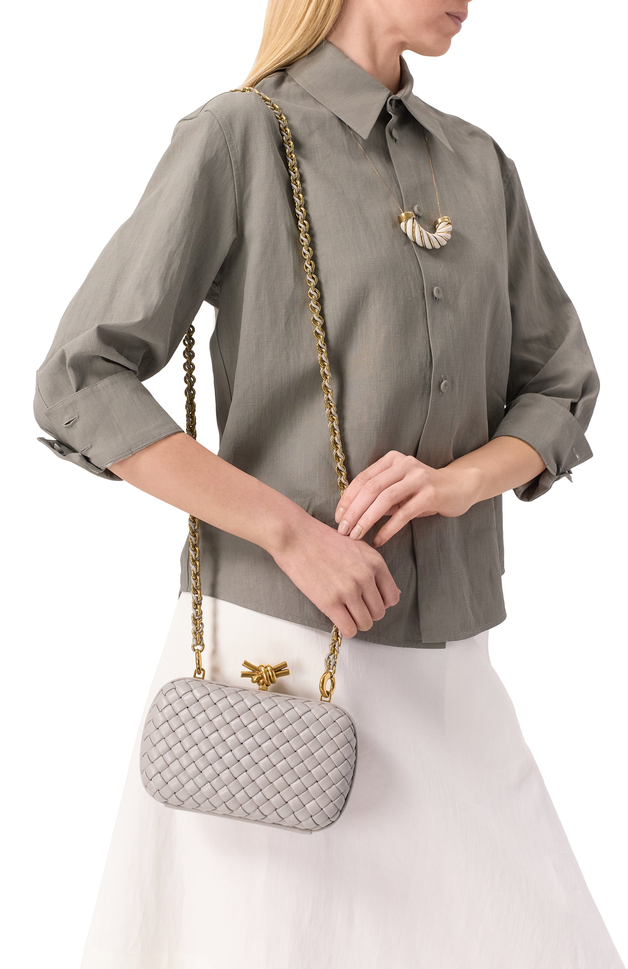 Клатч knot chain BOTTEGA VENETA, арт. 776662 V01D1, фото 2