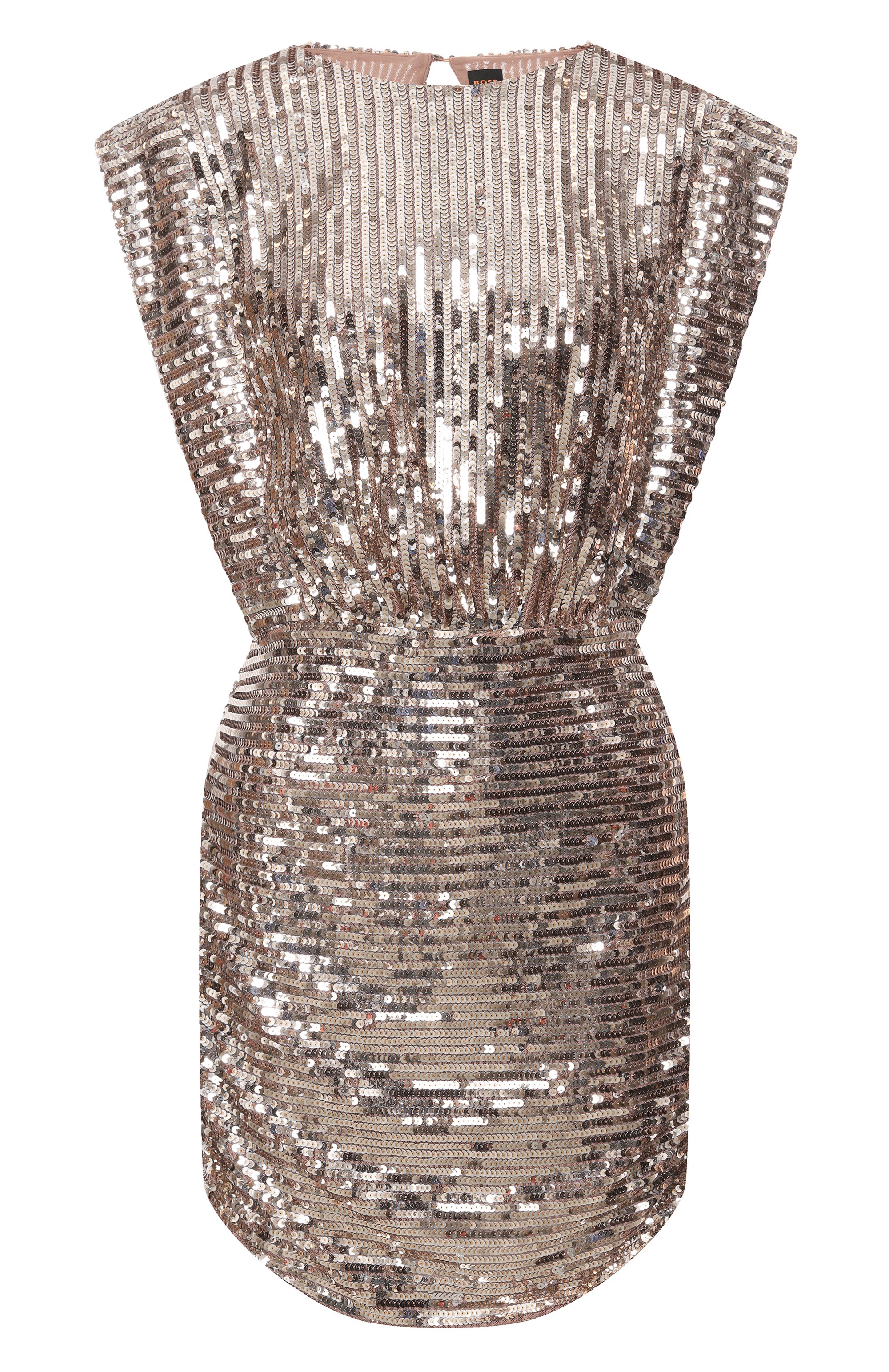 Платье с отделкой пайетками BOSS ORANGE, арт. 50548317, фото 1