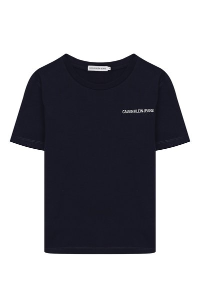 Хлопковая футболка CALVIN KLEIN JEANS KIDS, арт. IB0IB00273, фото 1